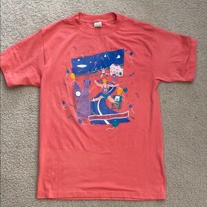 Anvil Ched Vintage Bay to‎ Breakers 1988 Salmon Tee